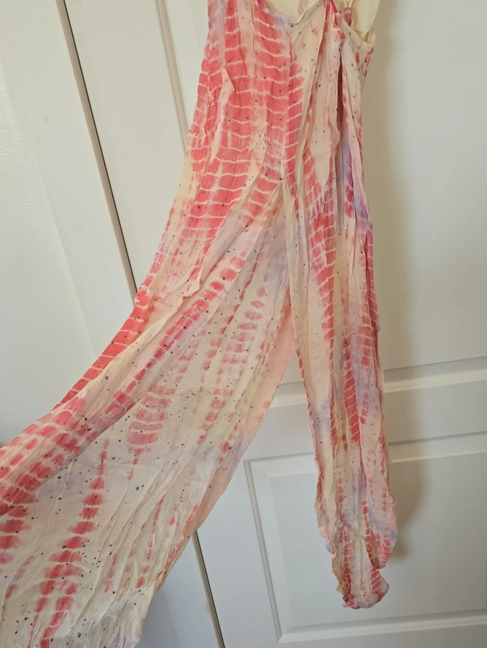 Free People Tie Dye High Slit Top